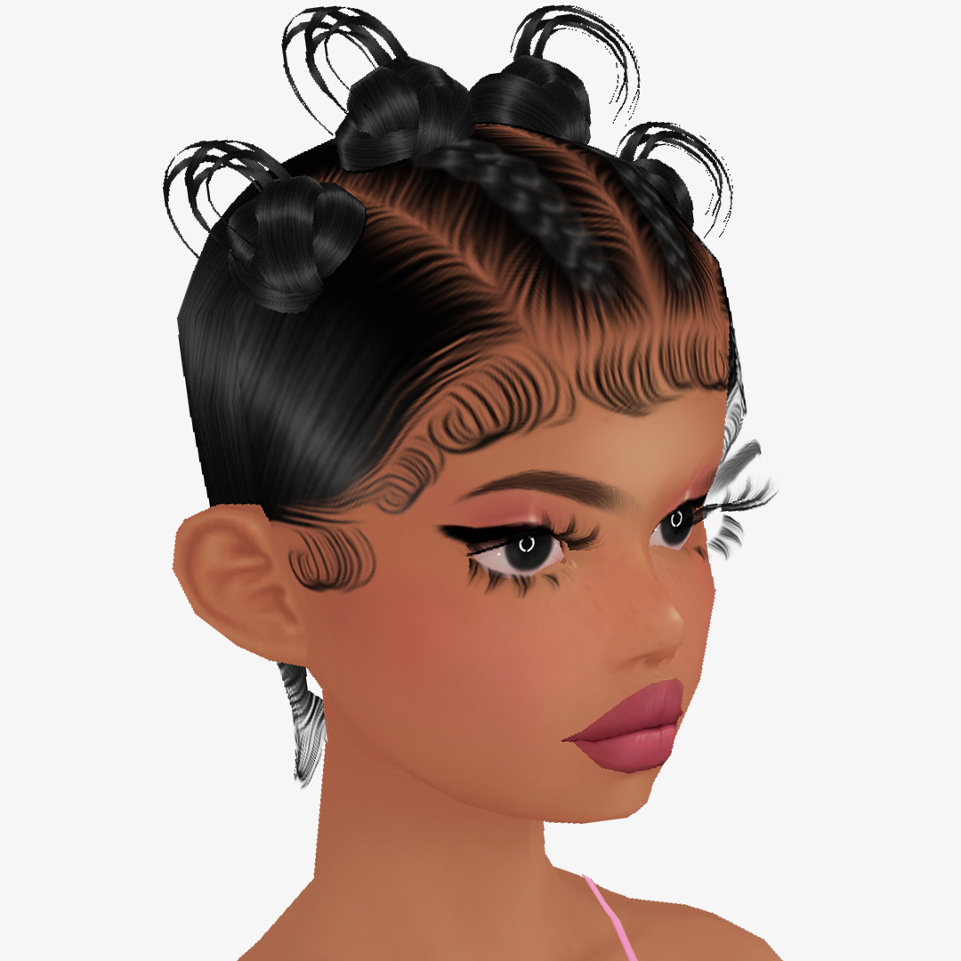 Hair Extension Mesh Buns