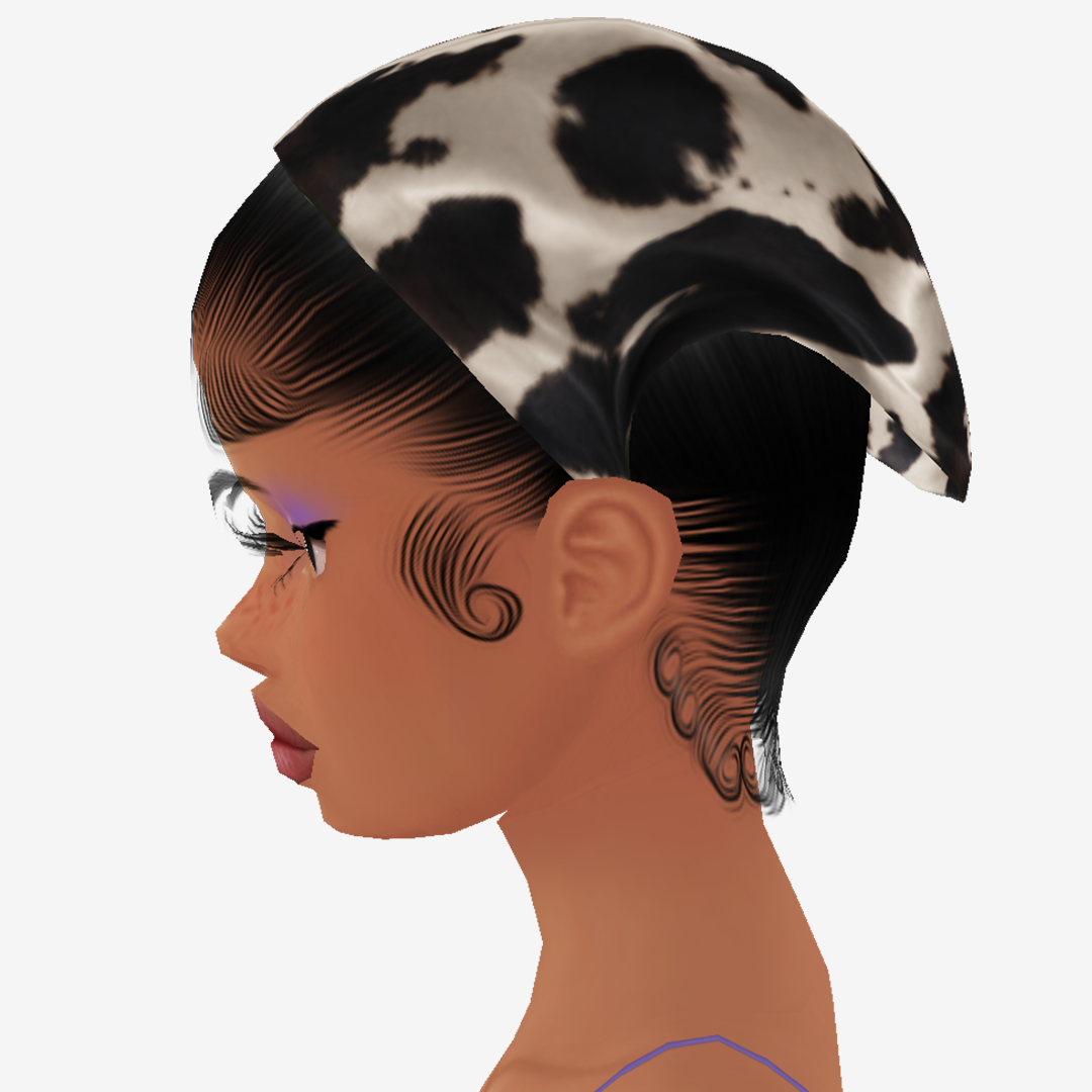 Head Scarf Add On Mesh Cow