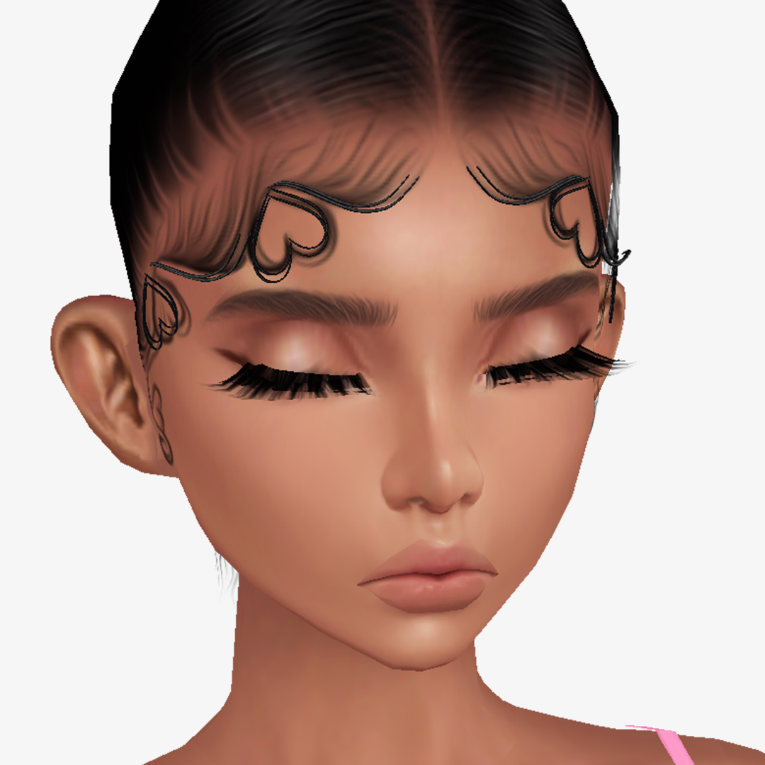 LOVE HEART Baby Hair Extension Mesh