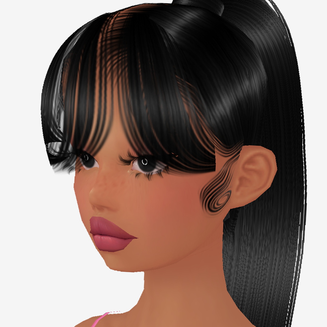Hair Extension Mesh Bangs