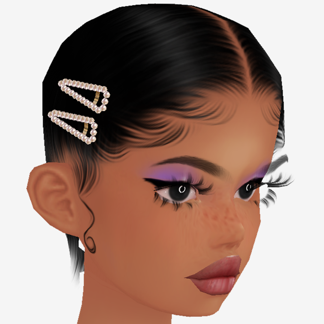 Pearl Hair Clip Add On Mesh Right