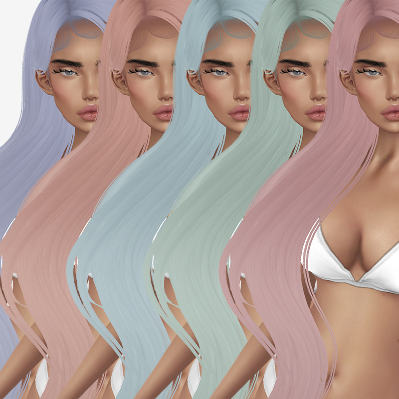 Pastel Matte Hair Texture Pack
