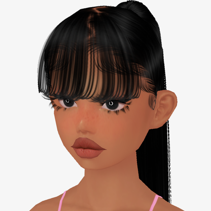 Hair Extension Mesh Bangs