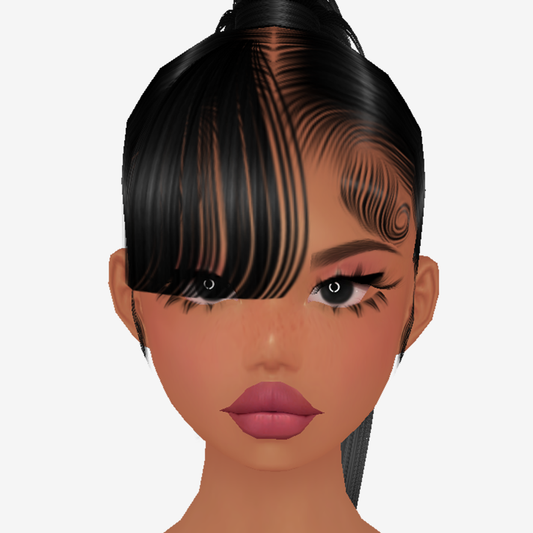 Hair Extension Mesh Bangs Right