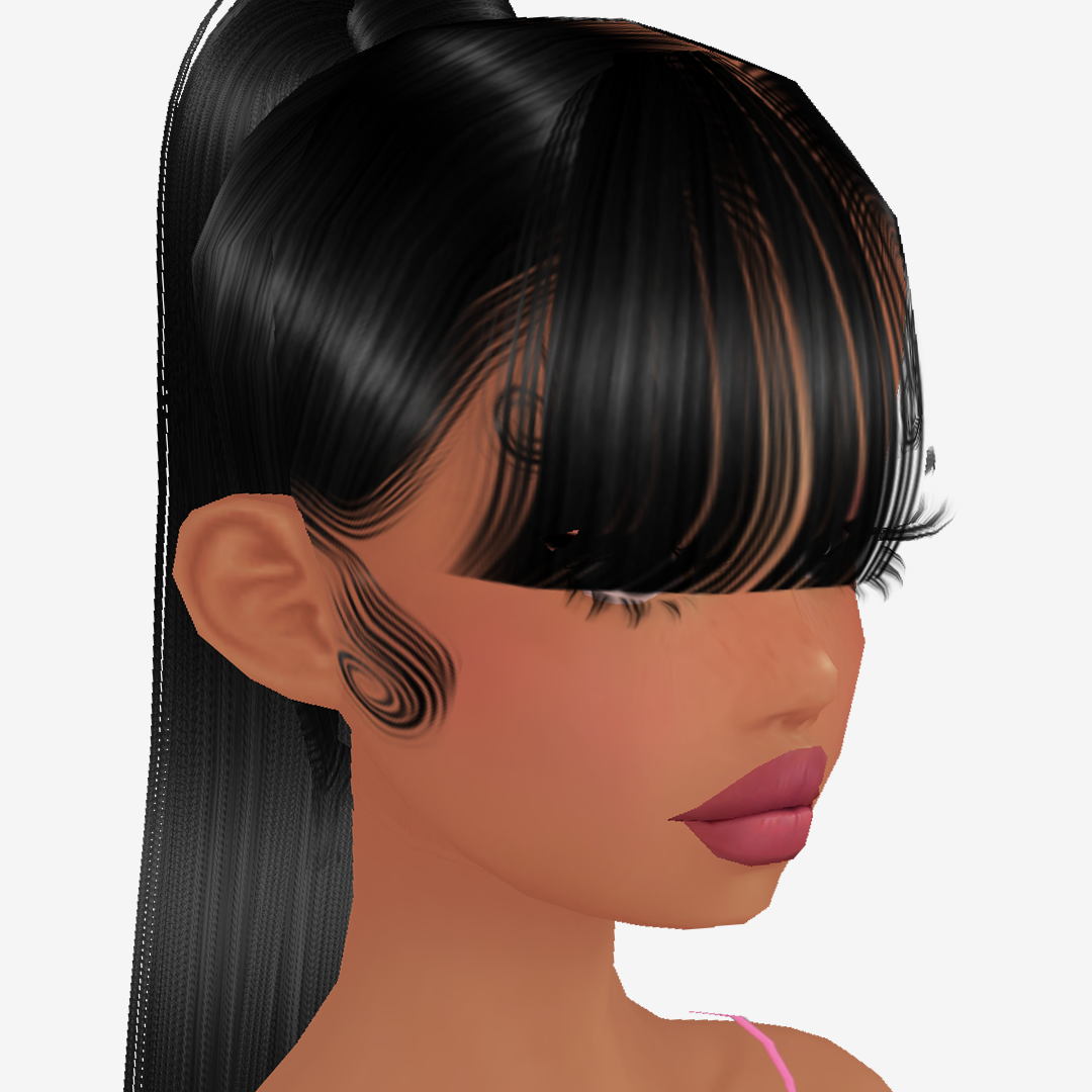 Hair Extension Mesh Bangs Right