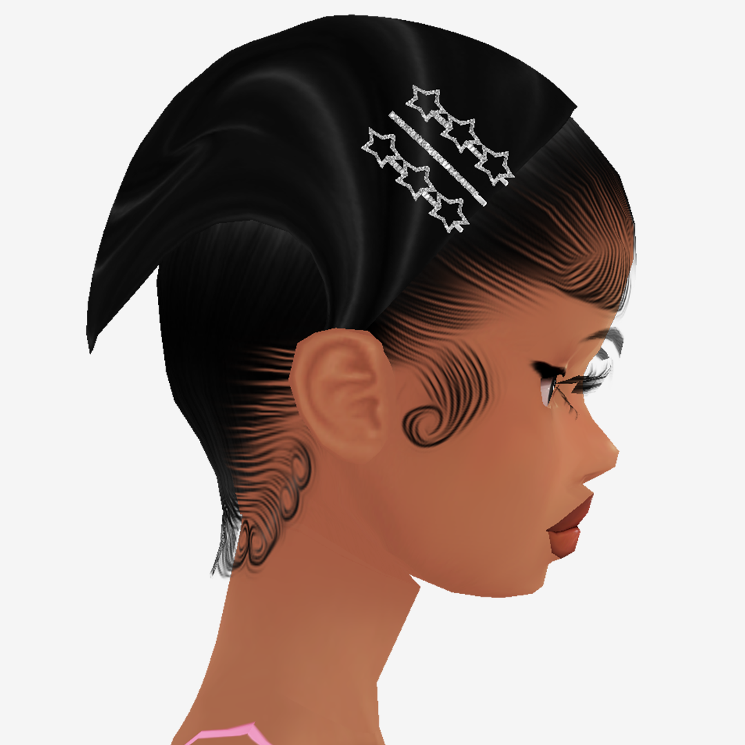 Head Scarf Add On Mesh Black