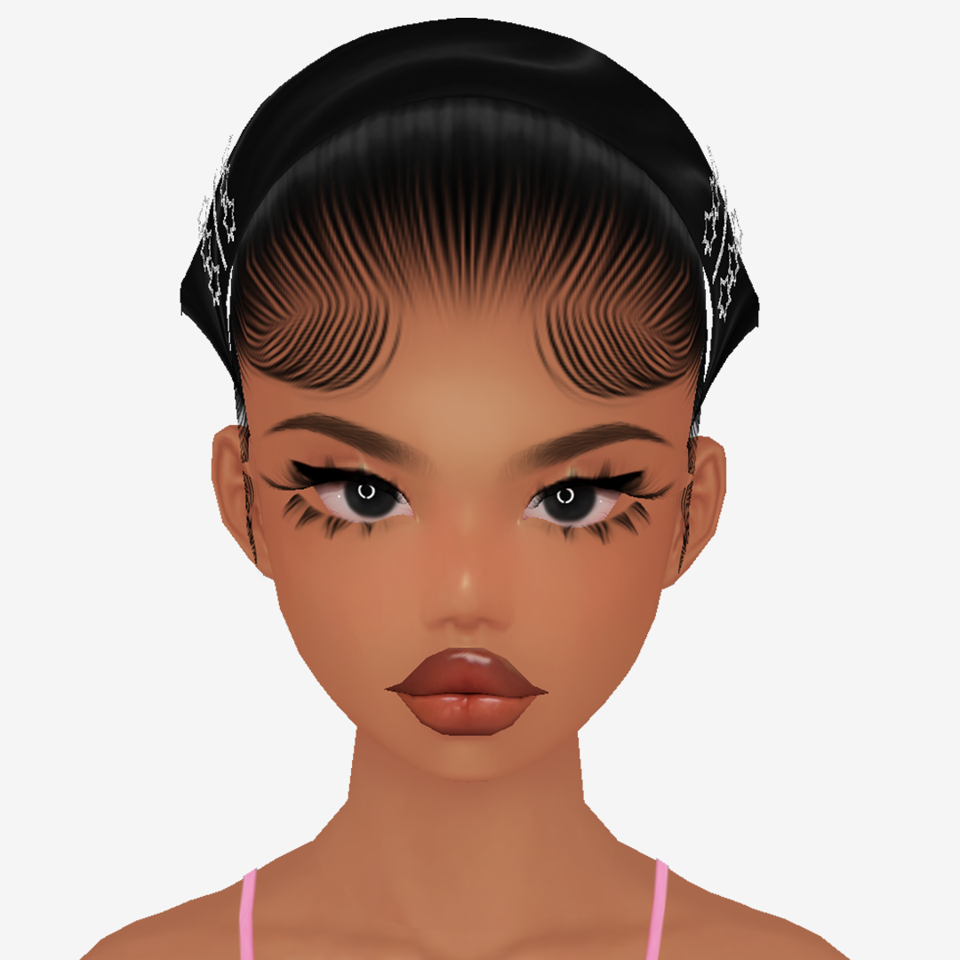 Head Scarf Add On Mesh Black