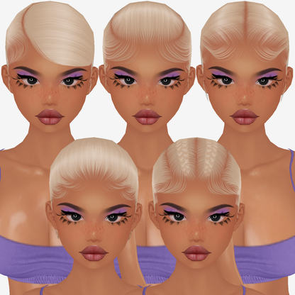 Blonde Cap Textures PACK + Opacities + Hair Textures