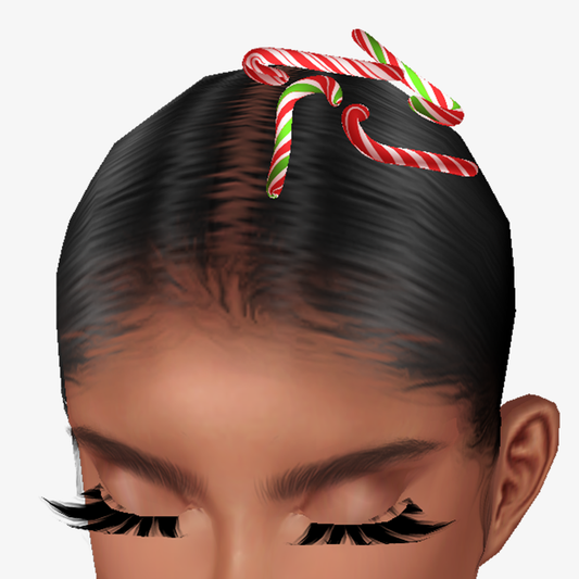 CANDYCANE Holidays Hair Clip Add On Mesh LEFT