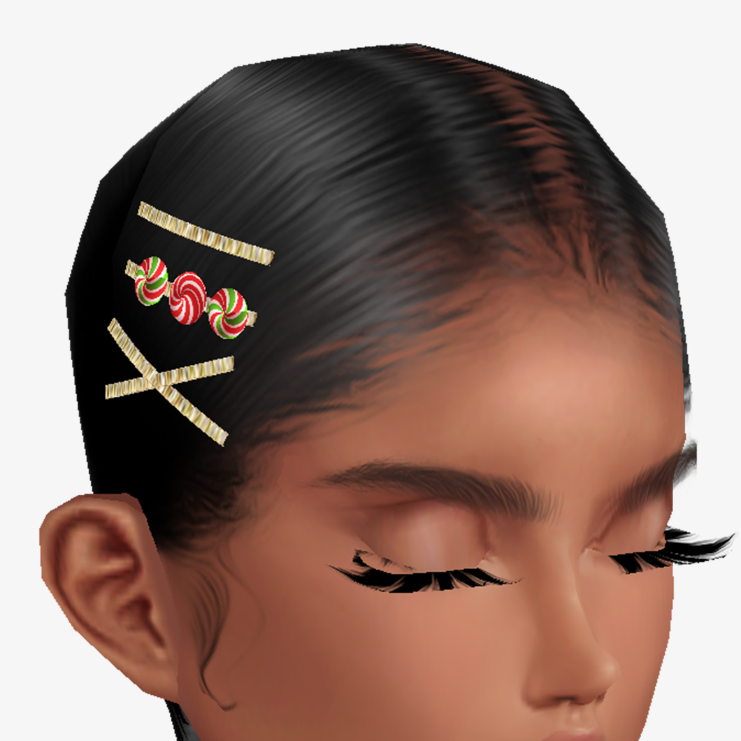 CANDY Holidays Hair Clip Add On Mesh RIGHT