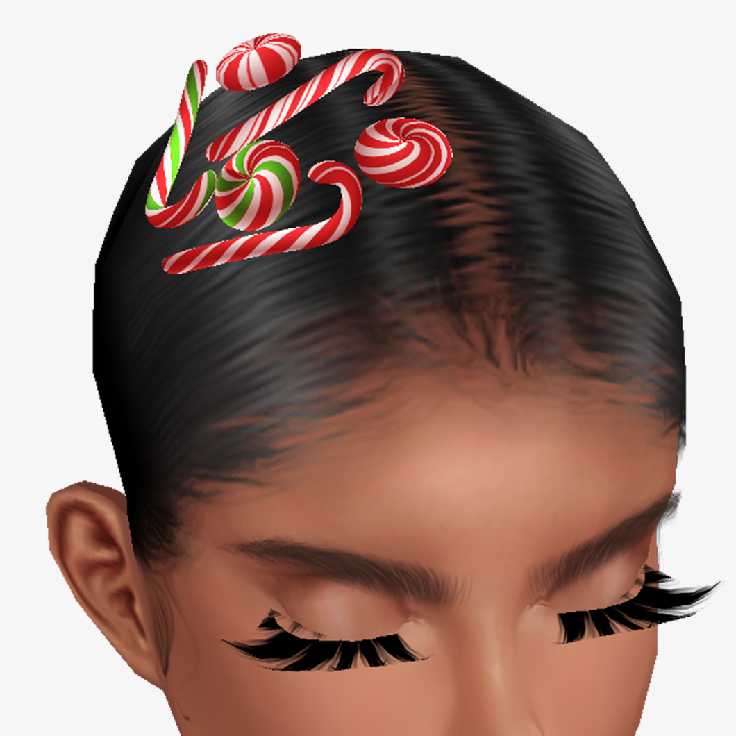 CANDY MIST Holidays Hair Clip Add On Mesh RIGHT