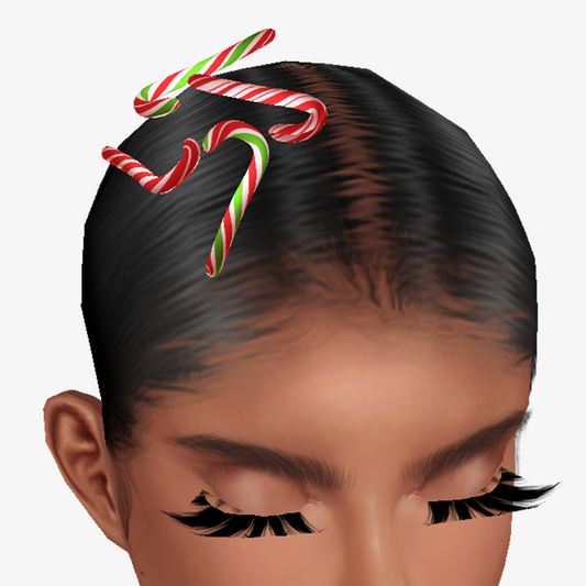 CANDYCANE Holidays Hair Clip Add On Mesh RIGHT