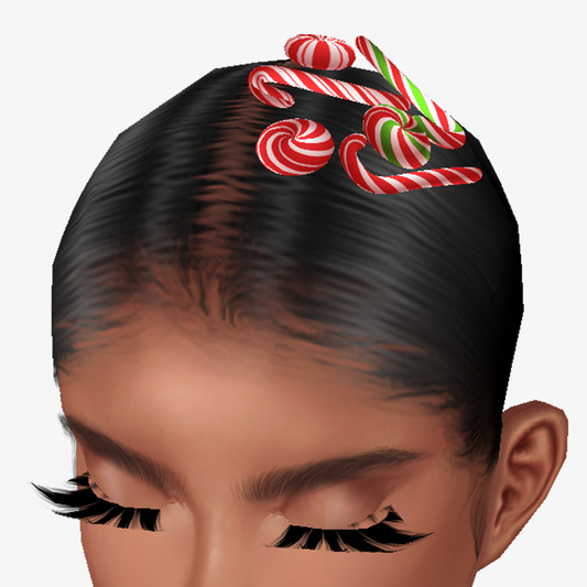 CANDY MIST Holidays Hair Clip Add On Mesh LEFT