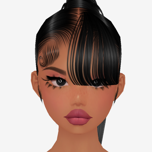 Hair Extension Mesh Bangs Left