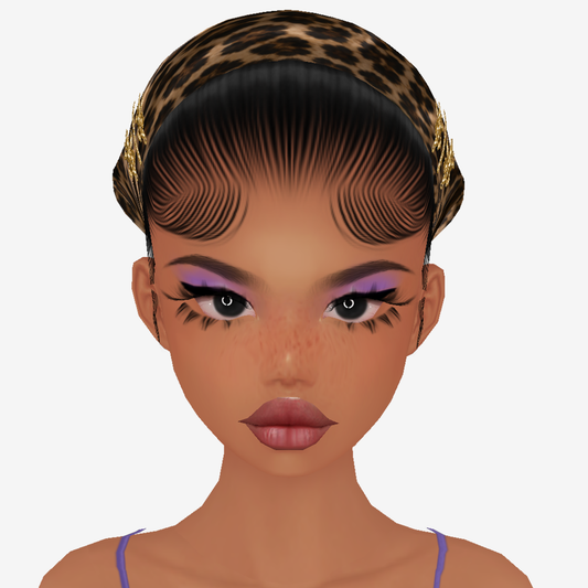 Head Scarf Add On Mesh Leopard LIMITED
