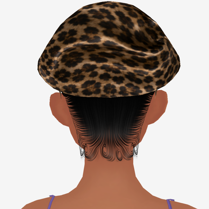 Head Scarf Add On Mesh Leopard LIMITED