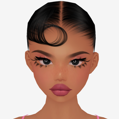 Hair Extension Mesh Mini Bangs Right