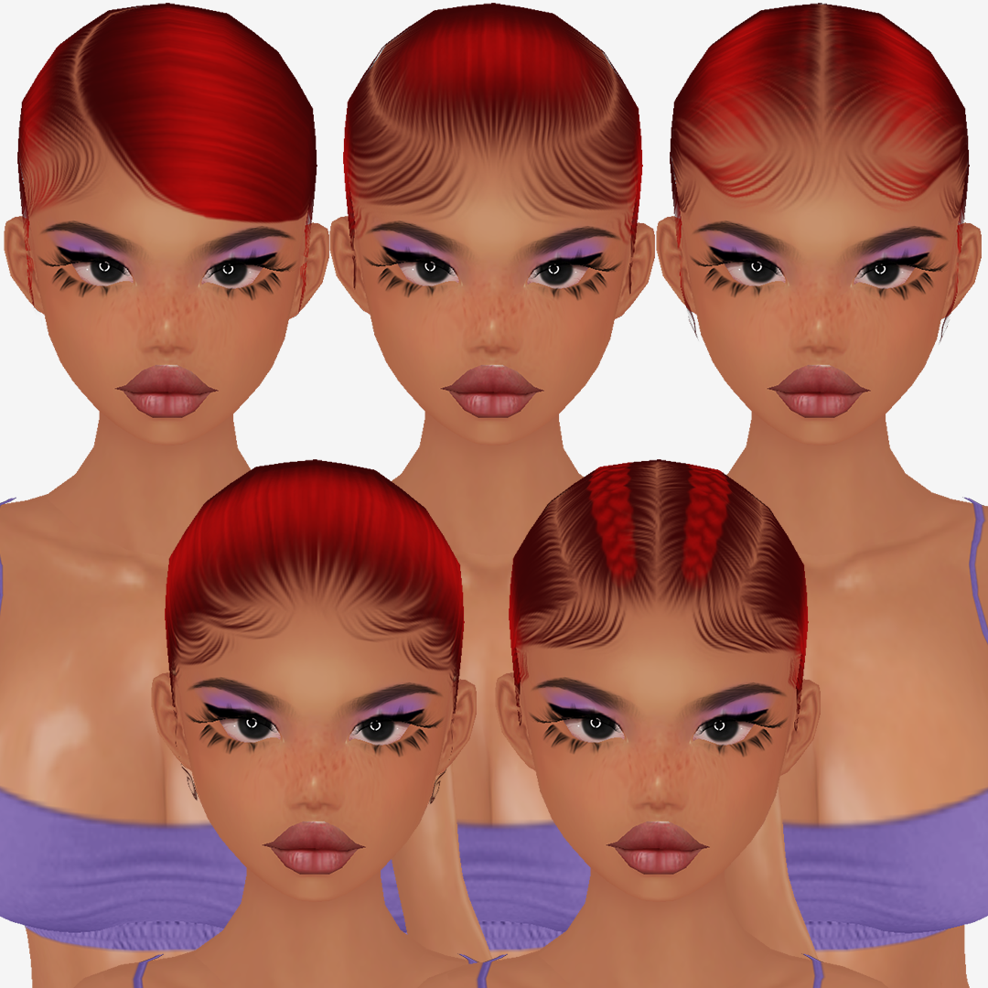Red Cap Textures PACK + Opacities + Hair Textures