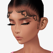 Load image into Gallery viewer, LOVE HEART Baby Hair Extension Mesh + Baby Hair Opacity
