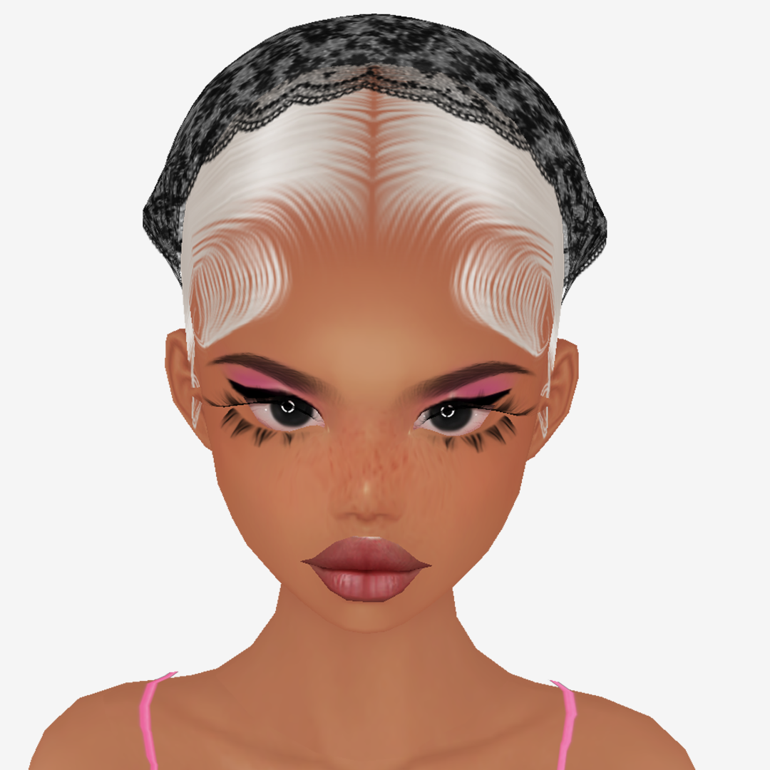 Lace Scarf Add On Mesh Black