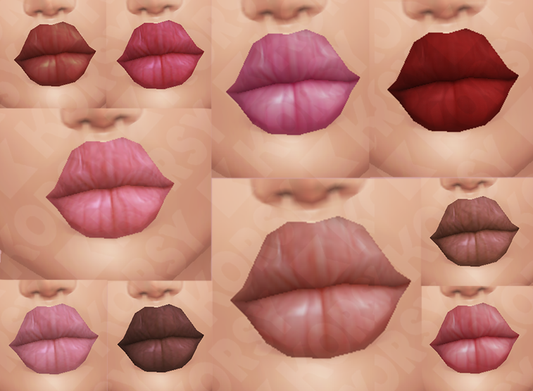 DRY LIPSTICK add on Skin - PNG