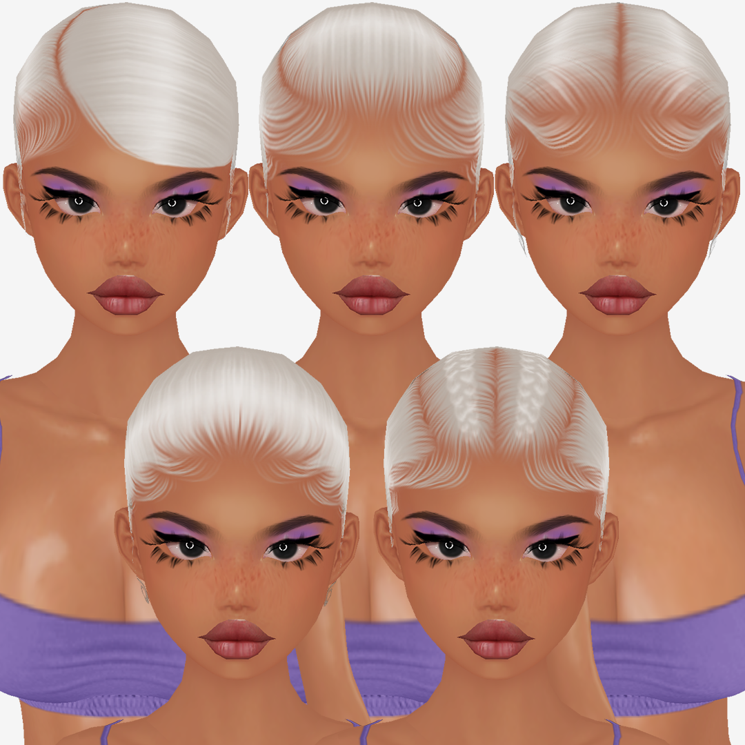 White Cap Textures PACK + Opacities + Hair Textures
