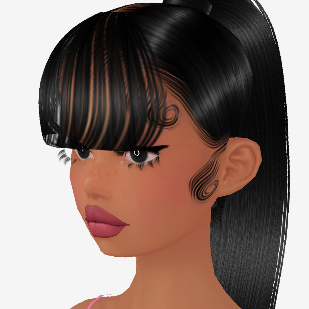 Hair Extension Mesh Bangs