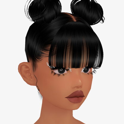 Hair Extension Mesh Bangs