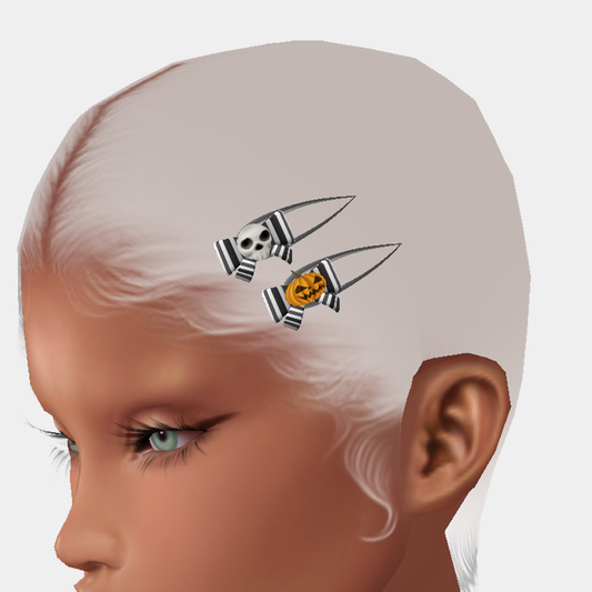 OCTOBER Hair Clip Add On Mesh LEFT