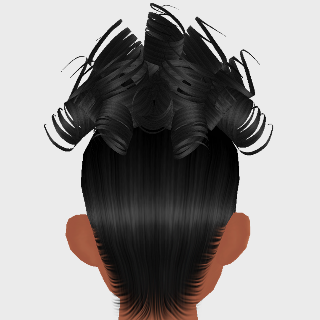 Hair Extension Mesh Bun