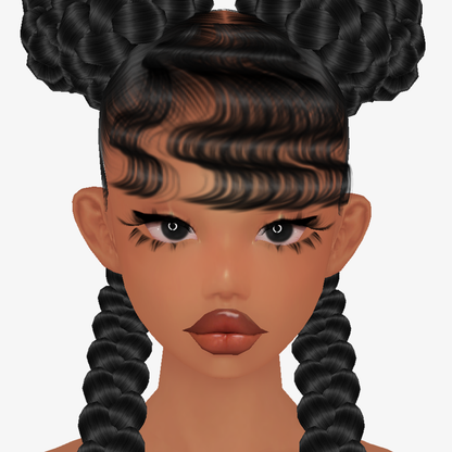 Hair Extension Mesh Bangs Curly