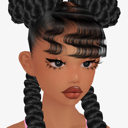 Hair Extension Mesh Bangs Curly