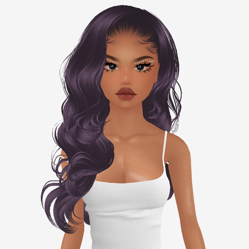 Dark Purple Hair Texture