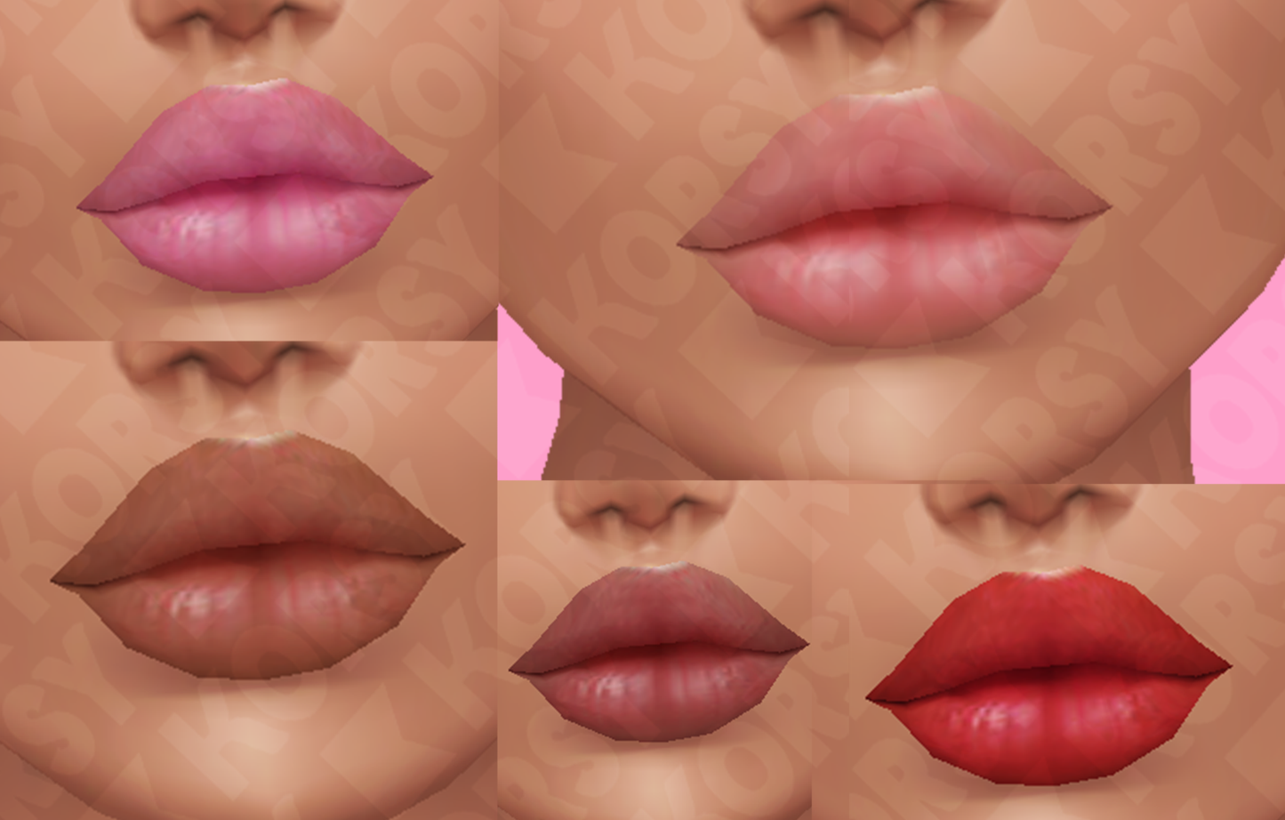 NATURE LIPSTICK add on Skin - PNG