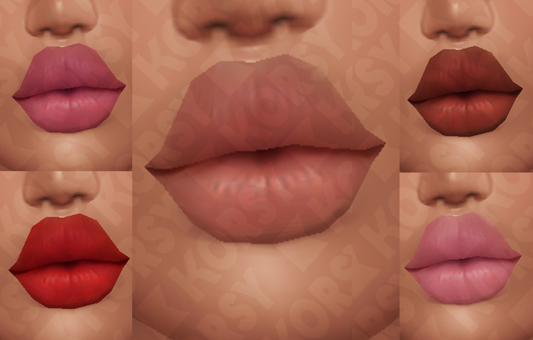 MATTE LIPSTICK add on Skin - PNG