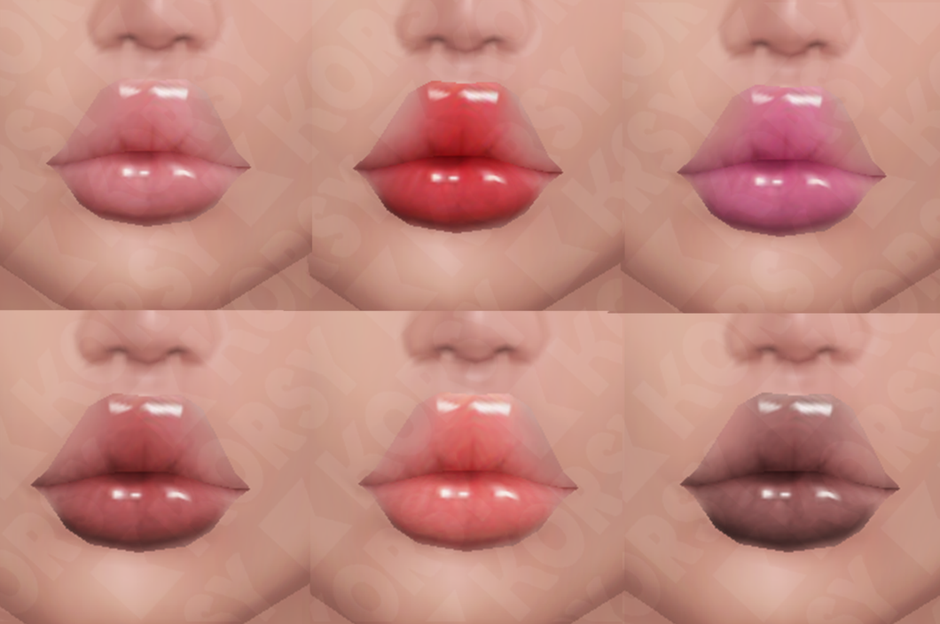 DELICATE GLOSS LIPSTICK add on Skin - PNG