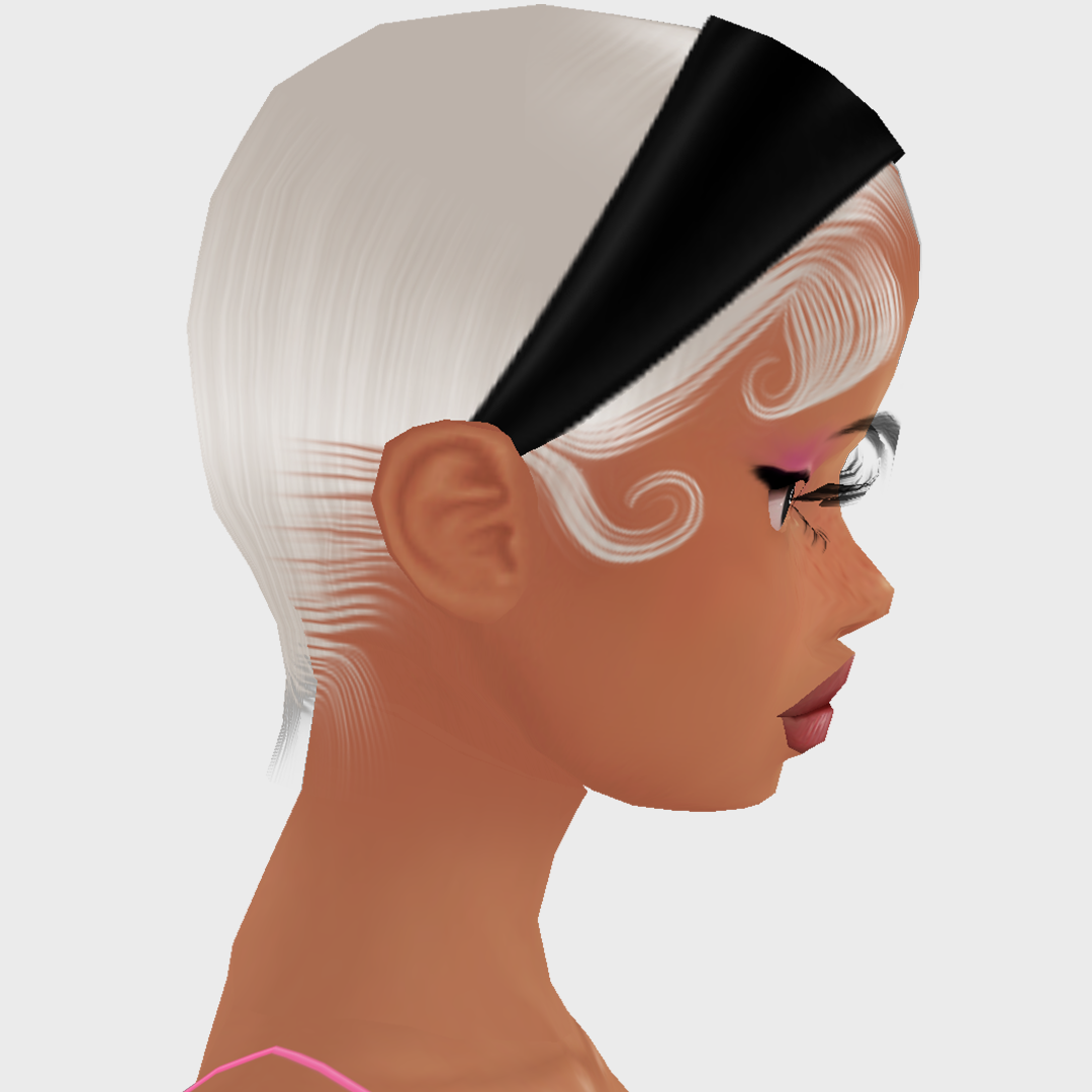 Headband Add On Mesh Black