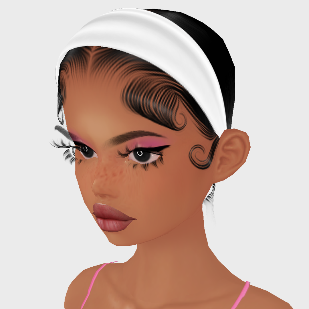 Headband Add On Mesh White