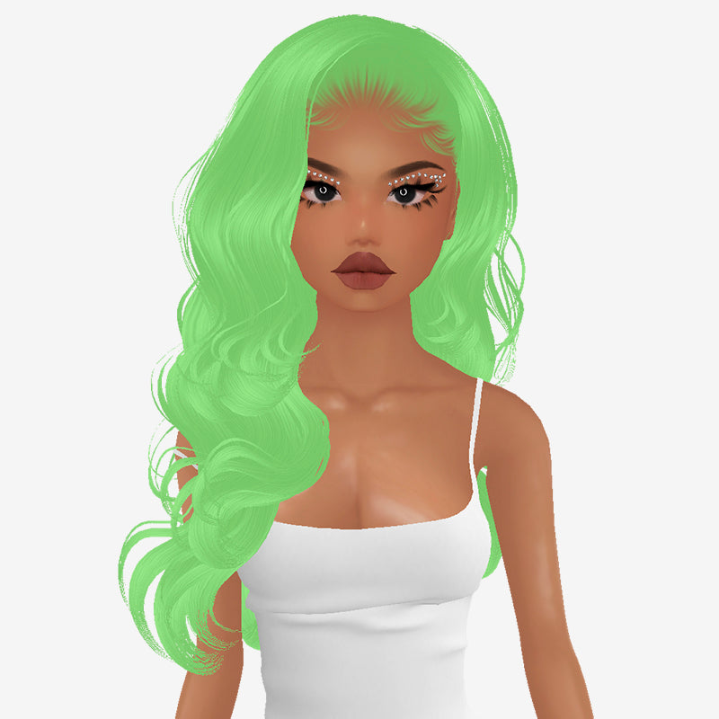 Light Green Hair Texture