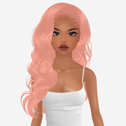 Light Peach Hair Texture