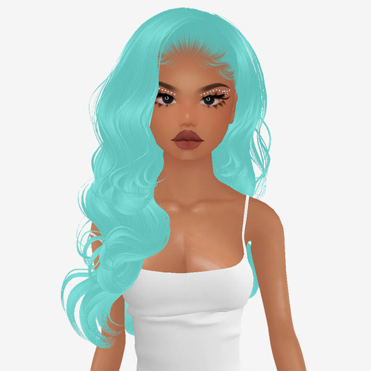 Light Turquoise Hair Texture