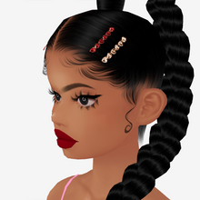 Load image into Gallery viewer, Hair Clip Add On Mesh Xmas
