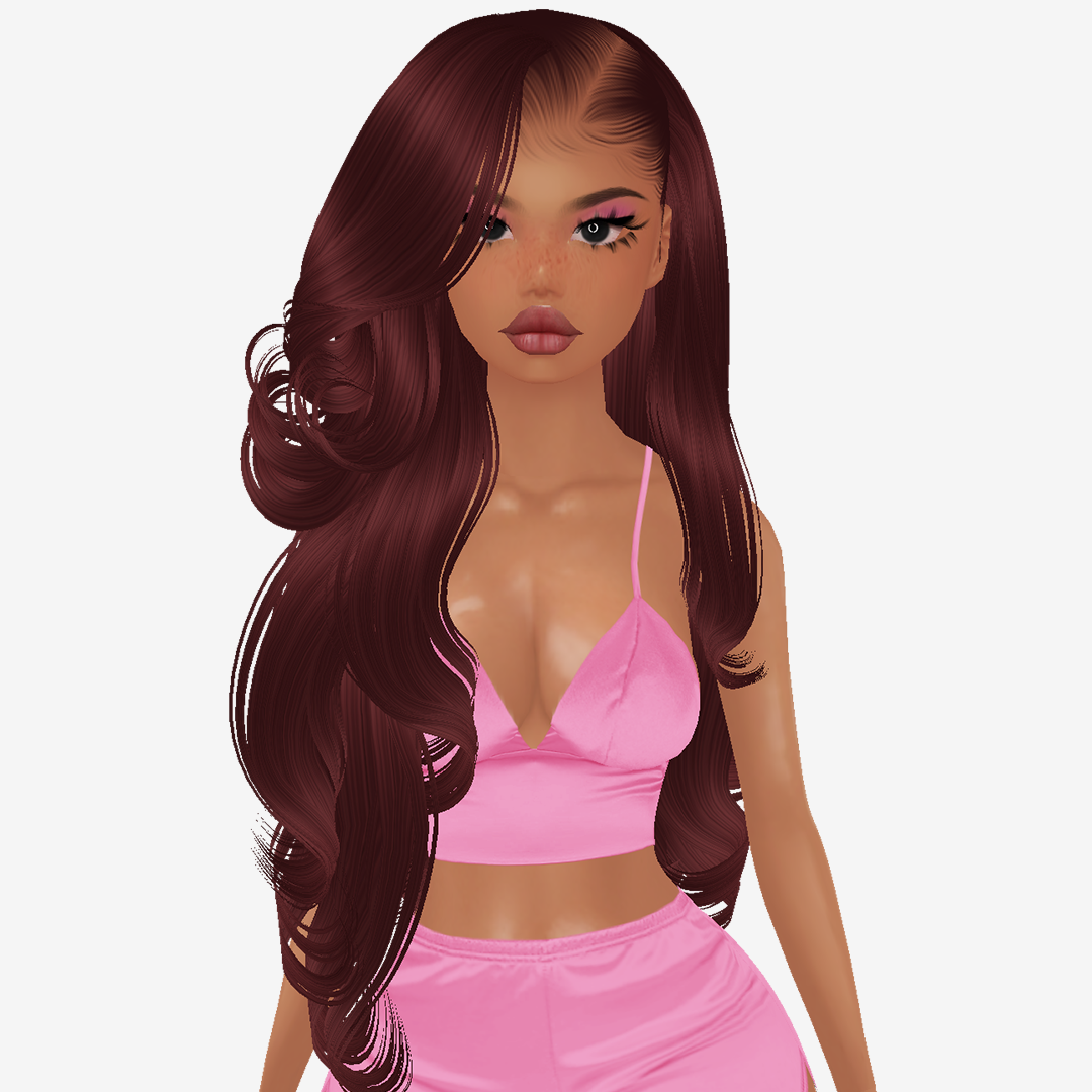 Red Silk Hair Texture