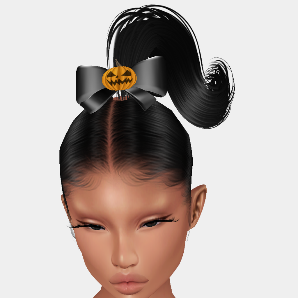 UP PUMPKIN Bow Add On Mesh + Hair Extension