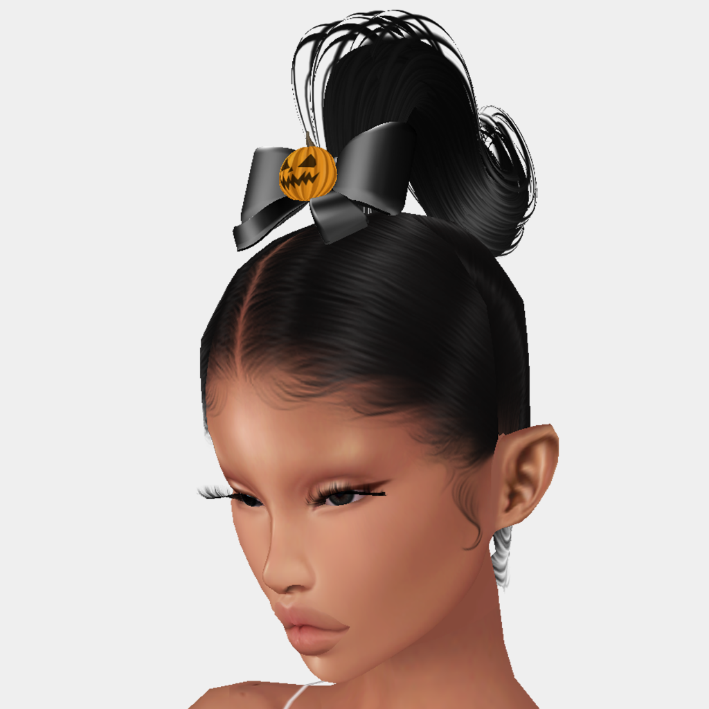 UP PUMPKIN Bow Add On Mesh + Back Hair Extension