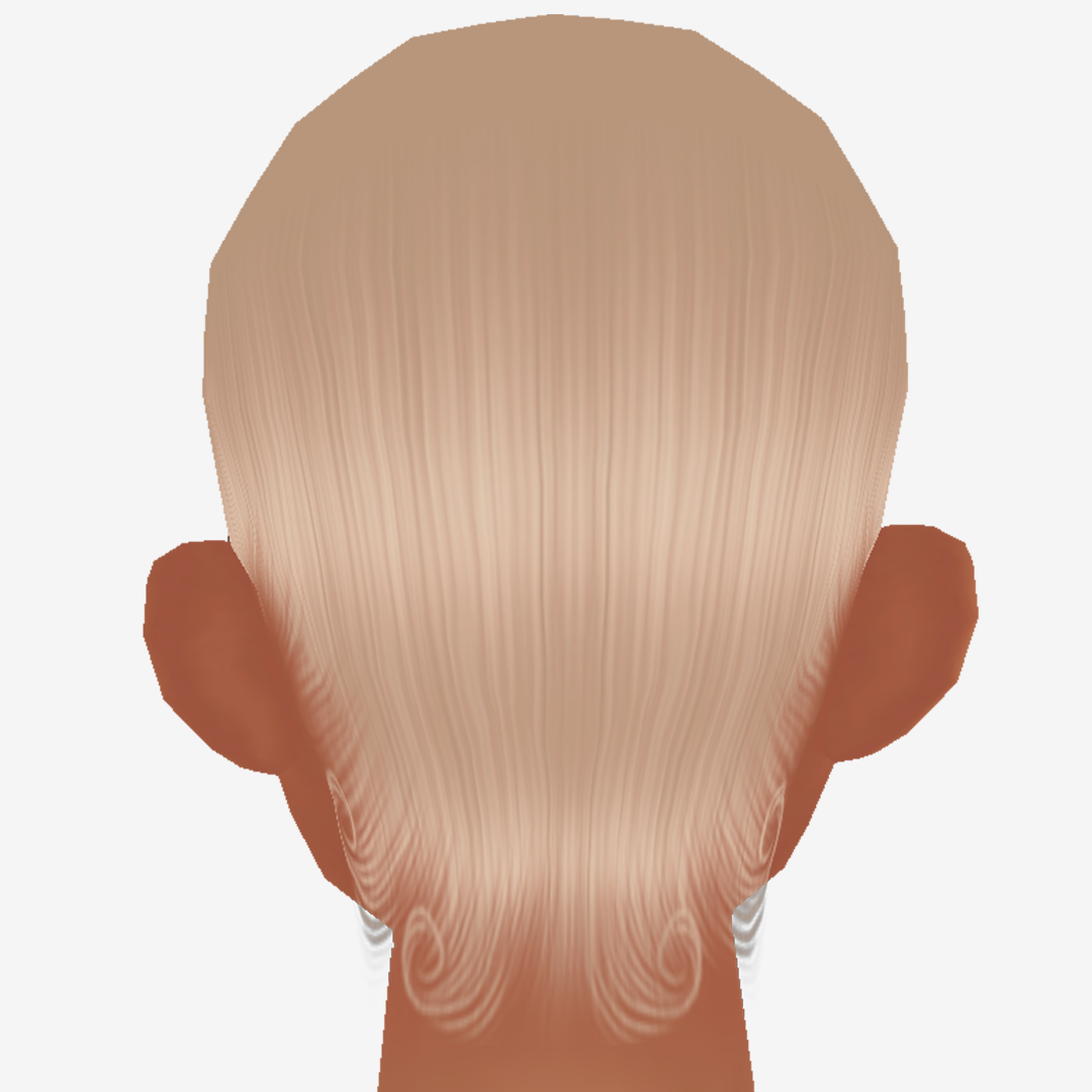 Blonde Silk Swoop Cap Textures