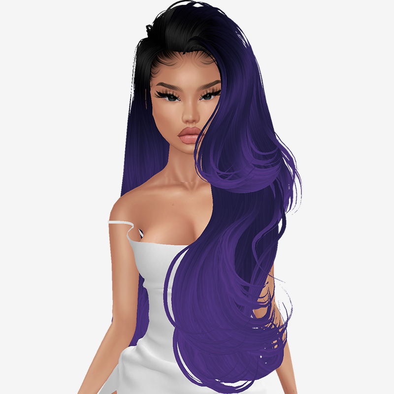 Spooky Violet Hair Texture