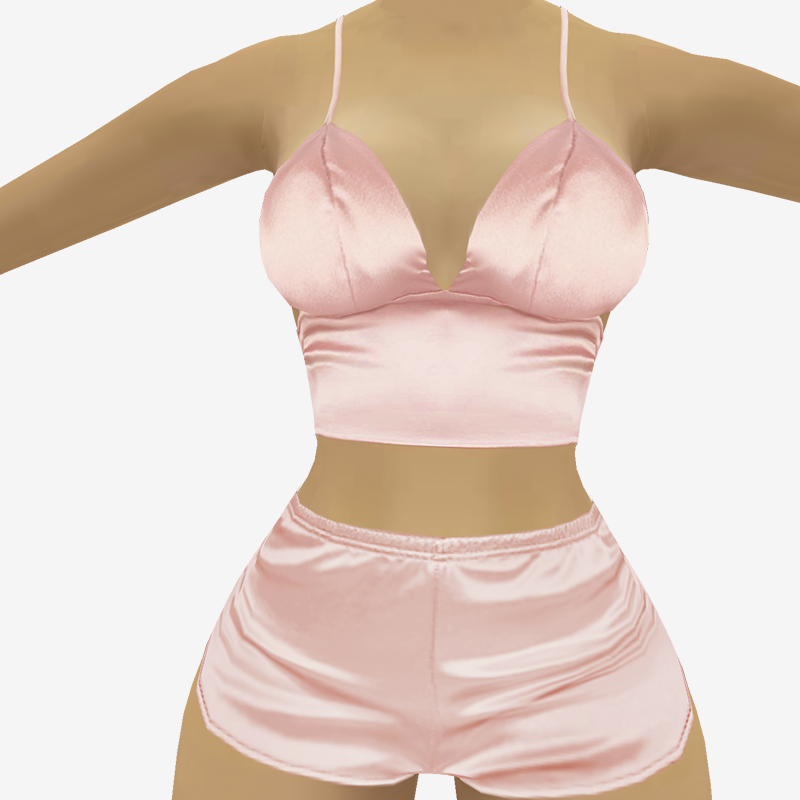 Satin Outfit - 4 Colors - PNG