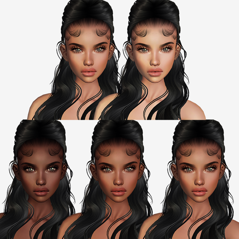 Amelia Mesh Head Textures