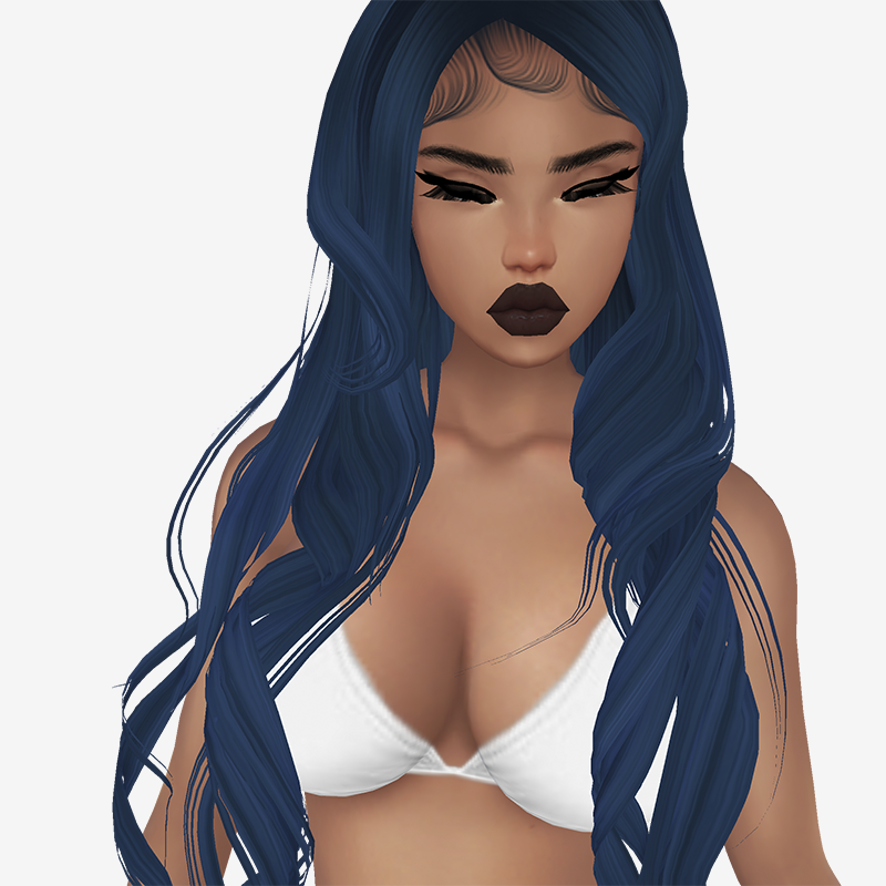 Blueberry Matte Hair Texture